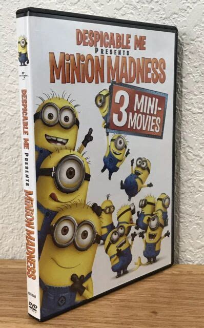Despicable Me Presents Minion Madness Dvd 2011 3 Mini Movies
