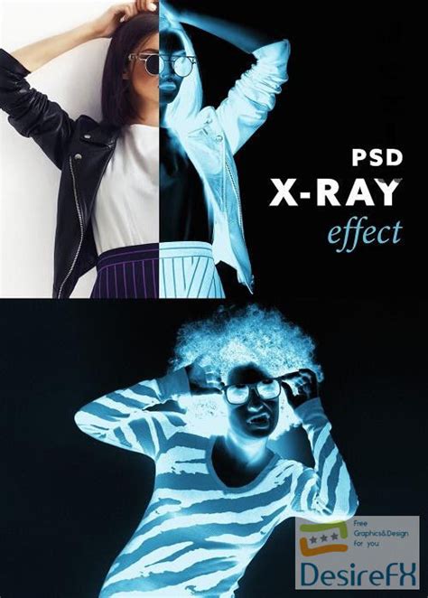 Électrisez vos photos dans photoshop. Download X-Ray Effect Mockup 373579544 | DesireFX.COM
