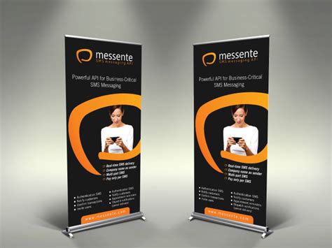 Banner Stand Roll Up Banner Design Trade Show Banner By Mmarif1982