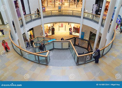 Shops And Staircase In Shopping Mall Editorial Stock Image Image Of