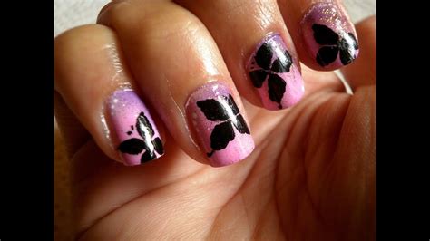 See more of diseños de uñas on facebook. Diseño Mariposas para Uñas Cortas - Butterfly Short Nail Design - YouTube