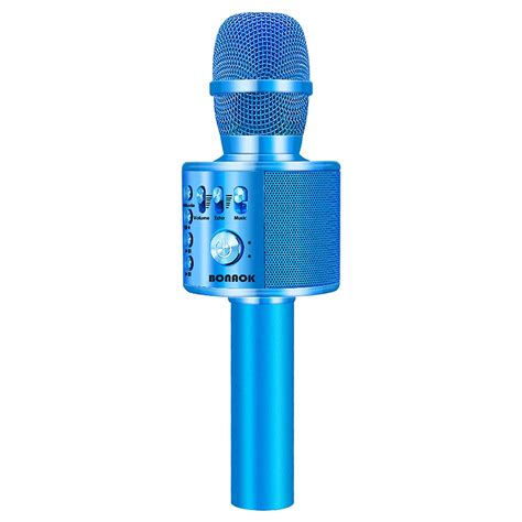 Bonaok Wireless Bluetooth Karaoke Microphone3 In 1 Portable Handheld