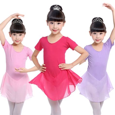 Swan Lake Ballet Costumes Leotards Gymnastics For Girls Short Sleeve