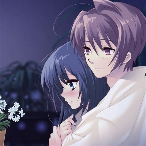 Very Cute Anime Couple Hd Wallpaper M9themes