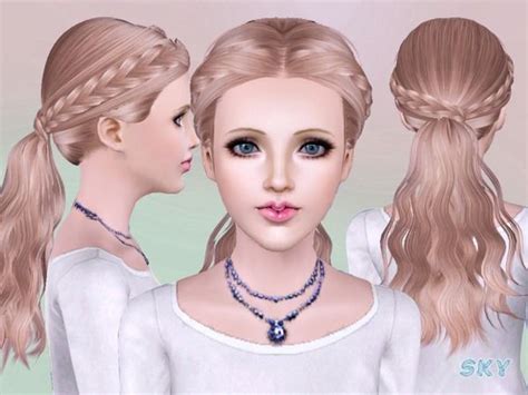 Skysims Hairstyle By The Sims Resource For Sims Sims Hairs