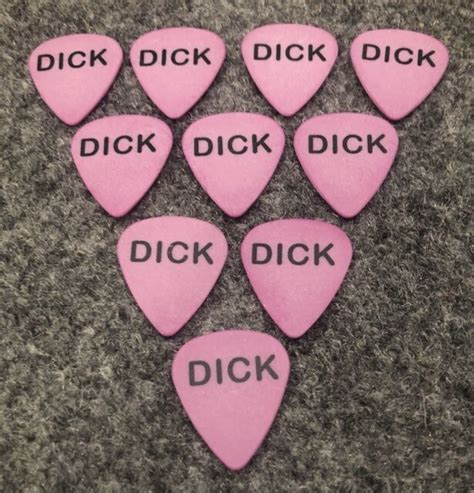 Dick Pic Guitar Pick Funny Novelty Thick Music Purple Lead Band Pack