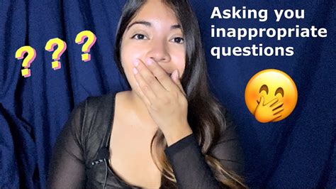 Asmr Asking You Inappropriate Questions Youtube