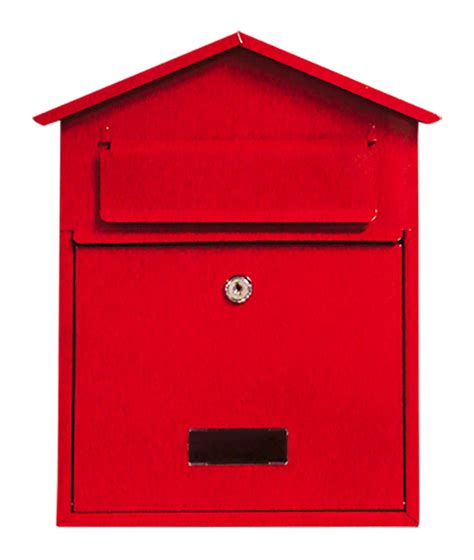 Lockable Steel Wall Mounted Mailbox Postbox Letterbox Secure Letter Box