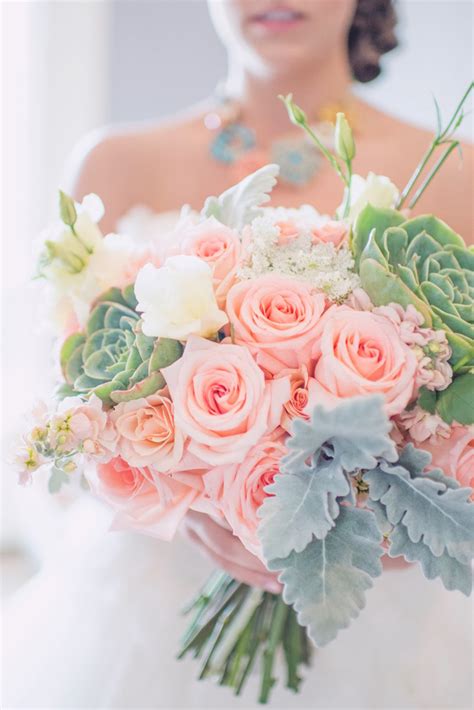 Bouquet Inspiration Delicate Pastels Preowned Wedding Dresses