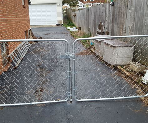 Dog Proof Chain Link Fence Double Gate Latch 4 Steps Instructables
