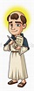 Saint Thomas Aquinas Cartoon Vector Clipart - FriendlyStock