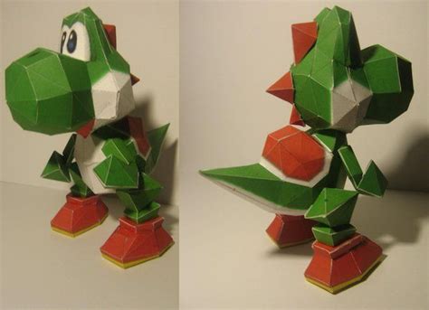 Yoshi Papercraft Paper Crafts Nintendo Crafts Papercraft Download