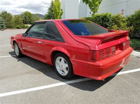 Ford offered it in many forms and engine types: 1991 Ford Fox Body Mustang GT 5.0 clean Lower Miles Carfax ...