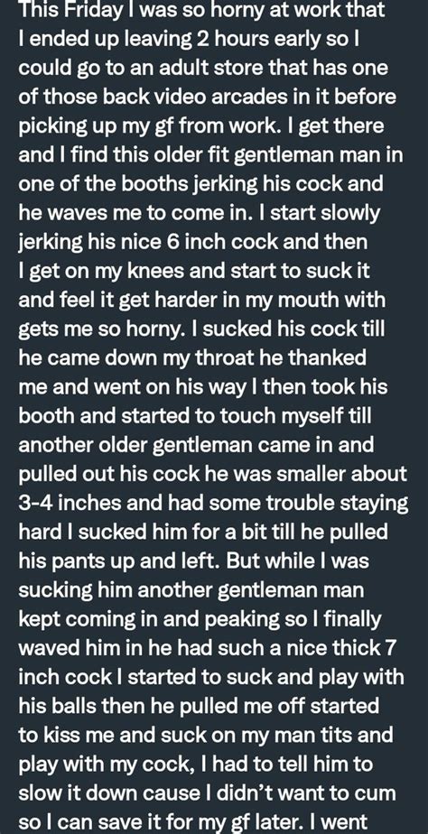 Pervconfession On Twitter He Sucked A Few Cocks In An Adult Store