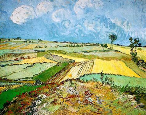 Auvers Eglise Champs Peinture Paysage Vincent Van Gogh Peintures