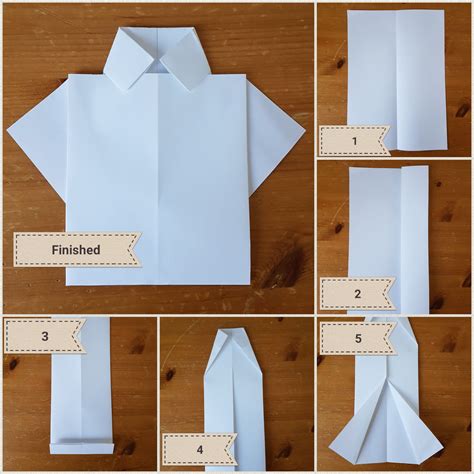 Making Craft Shirts For Fathers Day Origami Shirt Fathers Day Diy