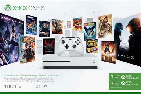 Best Buy Microsoft Xbox One S 1tb Starter Bundle With 4k Ultra Blu Ray