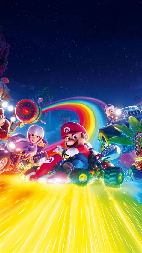 The Super Mario Bros Movie Rainbow Road 15k Wallpapers