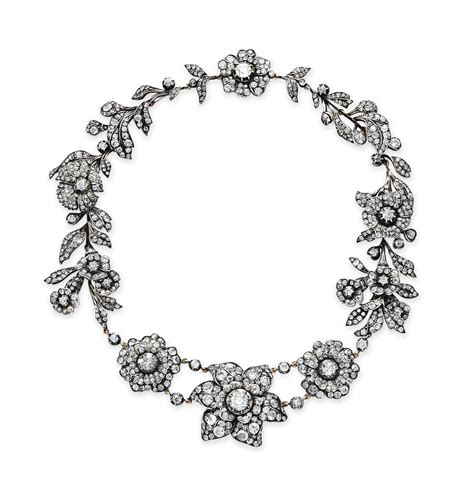 An Antique Diamond Necklace Christies