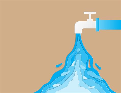 Wasteful Water Consumption Reduction Concept 518602 Vector Art At Vecteezy