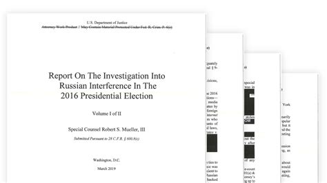 read the mueller report full searchable document the new york times