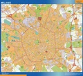 Mappa Milano Italia | Mappe mondo Netmaps