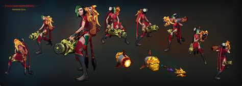 League Of Legends Firecracker Jinx Skin By Minohkim On Deviantart