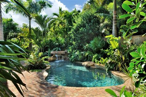 A Lagoon Environment For A Swimming Pool Tropical Pool Landscaping