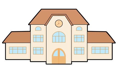 Cartoon School Building Clipart Free Download On Clipartmag