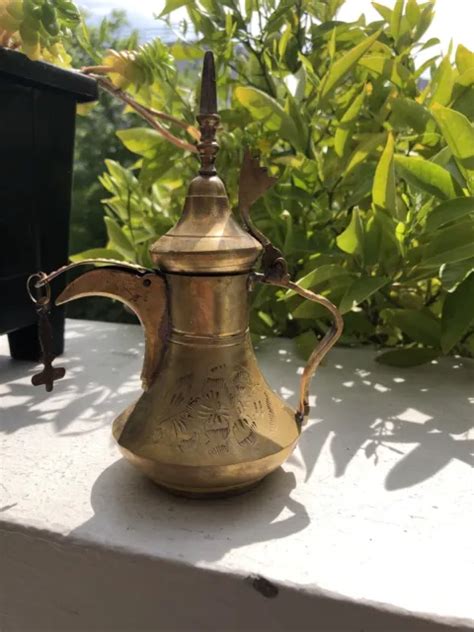 VINTAGE ORIGINAL ISLAMIC Middle Eastern Turkish Arabic Dallah Coffee