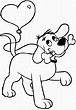 Clifford the Big Red Dog Coloring Pages - BubaKids.com