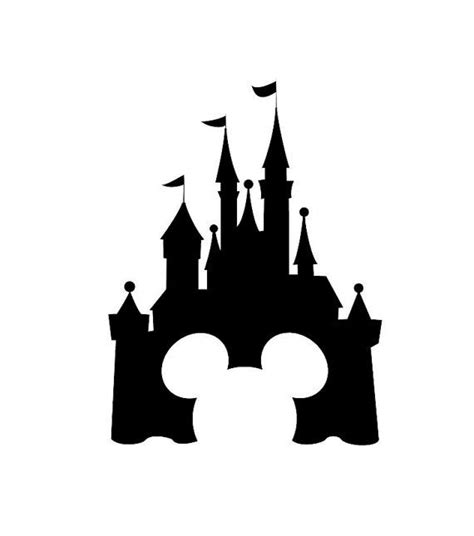 Disney Castle Decal Disney Decal Disney Castle Sticker Etsy Disney