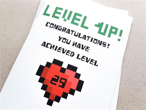 Personalised Level Up Birthday Card Retro Gaming T Grandma