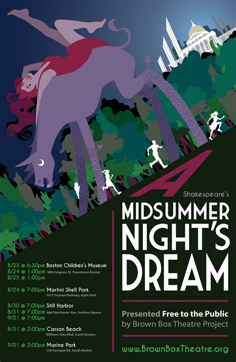 A Midsummer Nights Dream Touring Theater Company Brown Box Theatre