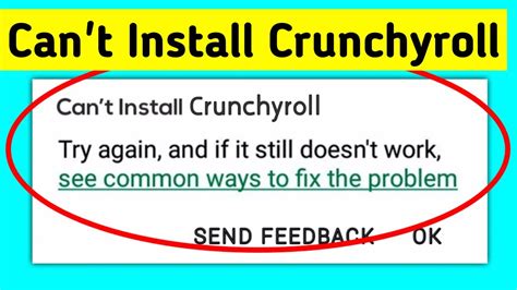 How To Fix Cant Install Crunchyroll App Download Problem Solve On Play