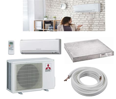 Buy Mitsubishi 12000 Btu Cool And Heat Seer 231 Wall Mount Ductless