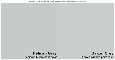 Benjamin Moore Pelican Gray Sherwin Williams Equivalent Saxon Grey