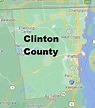 Clinton County on the map of New York 2024. Cities, roads, borders and ...