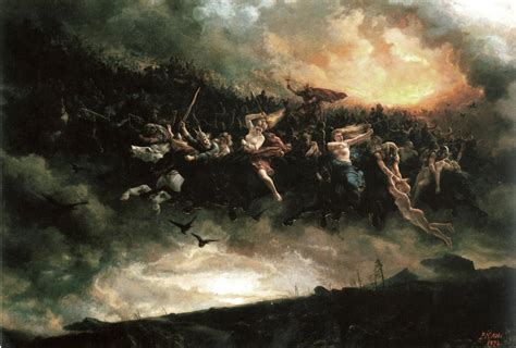 Visions Of Asgard Paintings Of Norse Mythology Minor Gods And The Wild Hunt The Eclectic