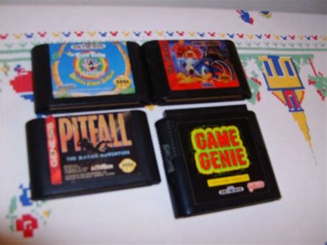 Video Galoob Game Genie Plus 3 Games All Work Sega Genesis Nomad Ebay