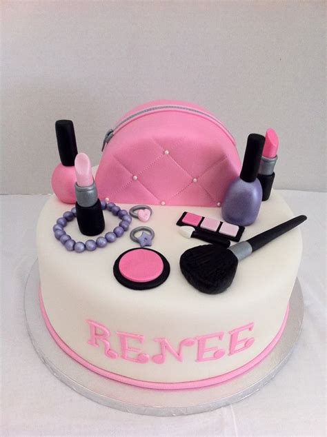 This page is for all the beauty lovers. Makeup — Children's Birthday Cakes | Birthday cakes girls ...