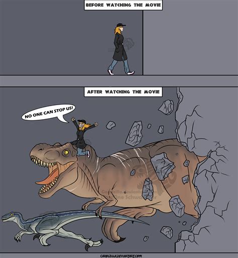 Jurassic World The Experience By Carolzilla Deviantart On