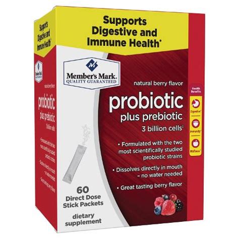 Buy Members Mark Probiotic Plus Prebiotic 60 Ct Online