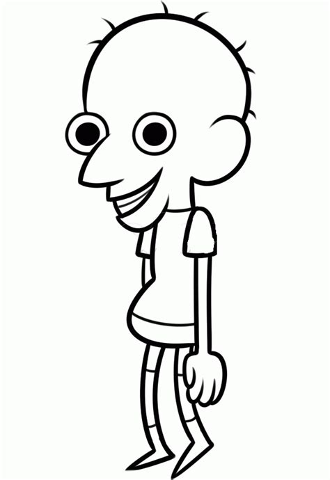 Clarence Cartoon Network Coloring Pages Sketch Coloring Page