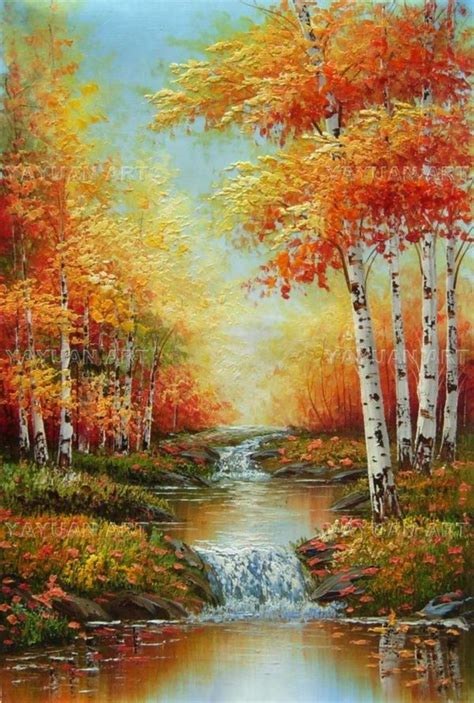 Easy Landscape Painting Ideas For Beginners Nature Art Painting Autumn