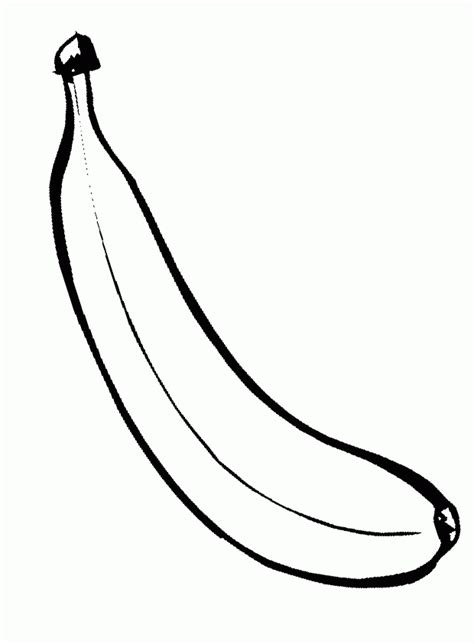 Banana Coloring Page Clip Art Library My XXX Hot Girl