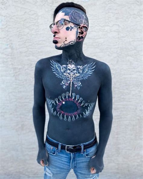 Extreme Body Modification Fan Shows What He Looked Like Before