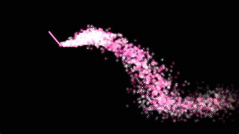Magical Pink Fairy Dust Animation In The Wind Effect Pixie Wand 3d Hd