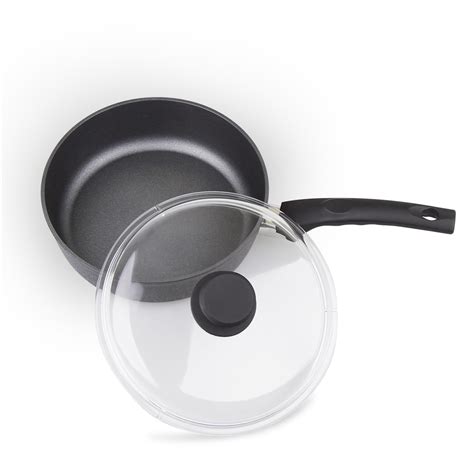 New Munster 28cm Non Stick Deep Fry Pan With Glass Lid Ebay