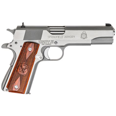 Springfield Armory 1911 Mil Spec 45 Auto Acp 5in Polished Stainless